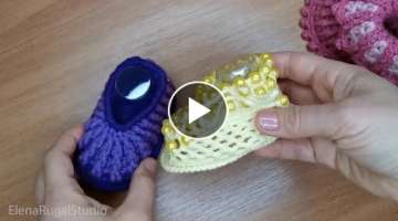 Crochet Baby Shoes Style, link below the videos to playlist