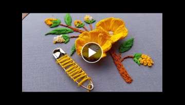 Most beautiful flower with safety pin |superrrrrrr easy flower design