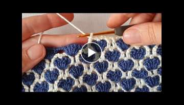 Şahane bir yelek battaniye örgü modeli crochet knitting