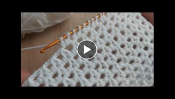 SuperVery Easy Tunisian Knitting Model 