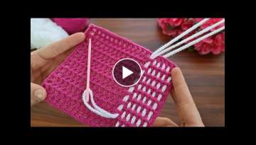 Very easy very beautiful eye catching crochet knitting ✔ Çok kolay çok güzel göz alıcı t...
