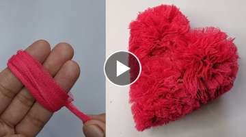Super Easy Heart making Idea with fingers.How to Make Heart design idea.Amazing Valentine's Craft...