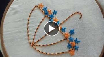 Hand embroidery stitching Umbrella | umbrella hand embroidery tutorial | hand embroidery