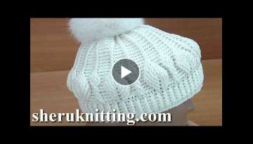 How to Do Crochet Leaf Stitch Hat