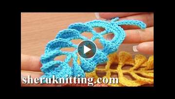 3D Crochet Leaf Part 1 of 2