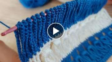 How to crochet knit SUPER MODEL