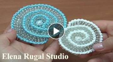 Crochet Spiral Flower