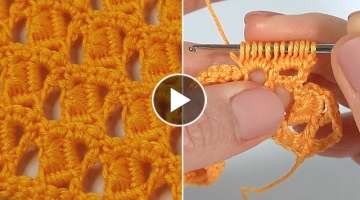 Quick, Easy And Beautiful Thing To Crochet/ Crochet Stitch Pattern
