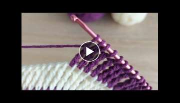 very easy very beautiful crochet pattern 