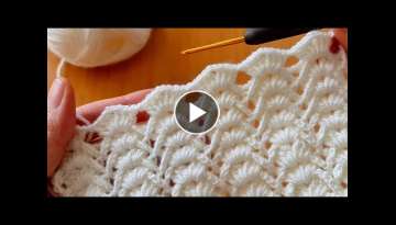 Yapımı çok çok kolay muhteşem yelek battaniye çanta buluz örgü modeli Knitting Crochet be...