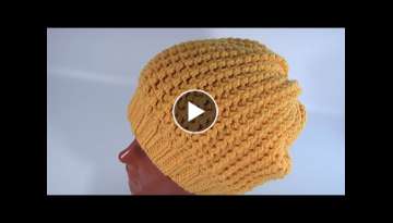 TREND 2022/ Author's Super Crochet Stitch Pattern/BEANIE HAT For Everyone