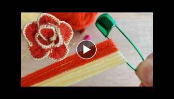 how to crochet knitting flower model