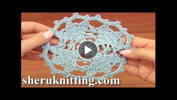 Crochet Round Motif Tutorial 23 Part 1 of 2