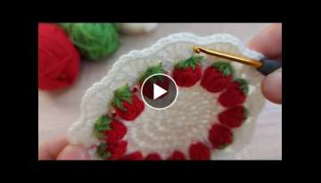 crochet very easy strawberry pattern