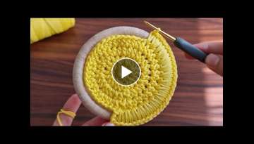 Super Easy Crochet Knitting - Tunus İşi Şahane Kolay Muhteşem Örgü Modeline Bayılacaksın...