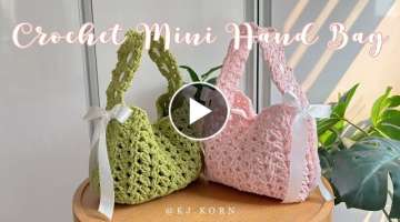 Crochet Mini Hand Bag Tutorial