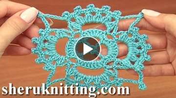 How to Crochet Square Motifs Tutorial 15 Part 1 of 2