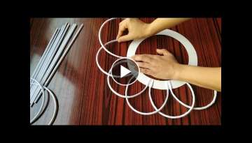 Paper Flower Wall Decoration Ideas-Paper Craft-Home Decorating ideas