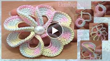 Gorgeous Crochet FLOWER 3D