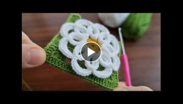 Super Easy Crochet Knitting Motif   Bu Motife Bayıldım Tığ İşi Örgü Motif Yapımı