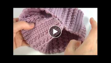 2 Easy Stylish Patterns in Crochet Headband/Relaxing Crochet Projects/Crochet for Beginners