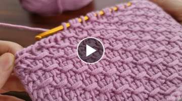 Super Easy Tunisian Knitting Model -