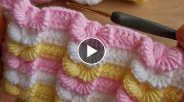 Super Easy Crochet Knitting Model - Tığ İşi Çok Kolay Çok Şahane Örgü Modeli