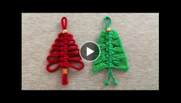  DIY Macrame Christmas Tree Ornament