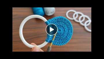 VERY NICE IDEA! Super easy Very useful crochet decorative basket making.