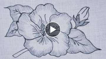 3 Dimensional Flower Hand Embroidery l Beautiful Detached Embroidery Design, Latest Embroidery
