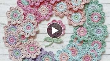 beautiful crochet flower