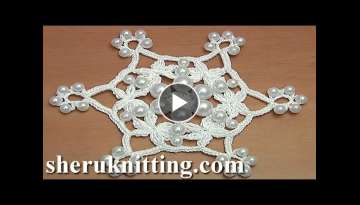 Crochet Snowflake Pattern With Beads