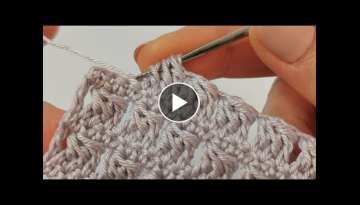 Amazing 3D CROCHET Stitches-- for Scarf Blanket Phone Case, Bag and More #3dcrochet #crochetpatte...