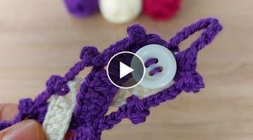 How to crochet bracelet,headband,mask holder 