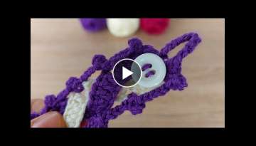 How to crochet bracelet,headband,mask holder 