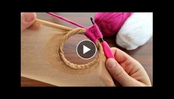 Super Beautiful Crochet Knitting Model - Muhteşem Tığ İşi Örgü Modeli Yapımı