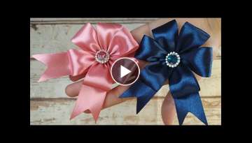 Satin Ribbon Flower | How to make Satin Ribbon Rose