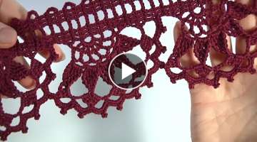 SUPER BEAUTIFUL crochet LACE/Crochets FAST, looks AMAZING/Author's design