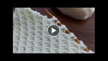 Super Easy Tunisian Knitting Model 