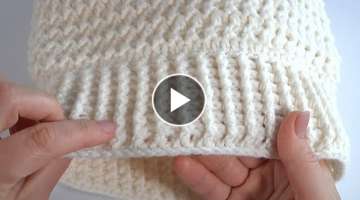 EASY/Unique Crochet Hat Idea For Beginners/The Coolest Crochet Hats for Women/4 Variants in 1 Mod...