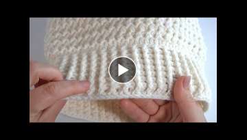 EASY/Unique Crochet Hat Idea For Beginners/The Coolest Crochet Hats for Women/4 Variants in 1 Mod...