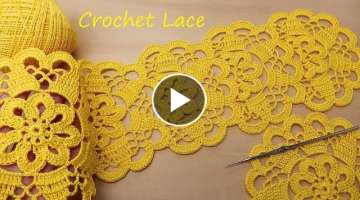  How to Crochet Lace Tape Ribbon