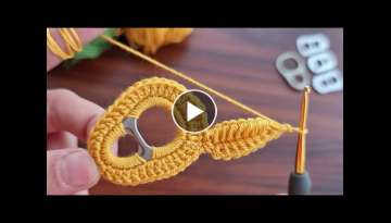 Wow! super idea how to make eye catching crochet key chain ✔Süper fikir tığ işi anahtarlık...