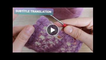 Yep yeni tığ işi etol şal çeyizlik yelek modeli how to crochet knitting model