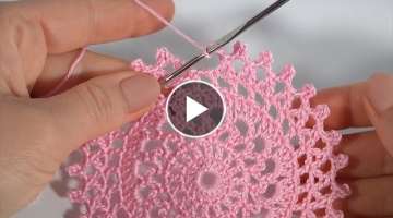 SUPER SIMPLE and BEAUTIFUL Openwork crochet/Home Décor Crochet/ TABLECLOTH or BLANKET PATTERN