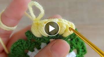 how to crochet tulip pattern 