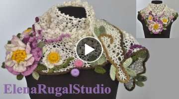 Beautiful Irish Lace Baktus Scarf VIDEO TUTORIAL