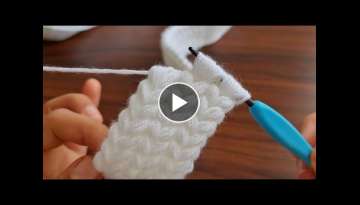 PERFECT Tunusian Knitting Model - Cook Kolay Şahane Tunus İşi Örgü Modeli