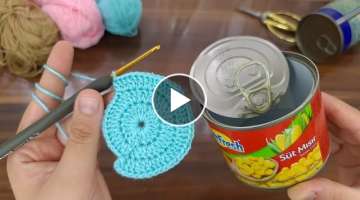 Wow! INCREDIBLE IDEA! My daughters liked the souvenir gifts I crochet with tin boxes-CROCHET recy...