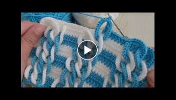Super Easy 3D Crochet Knitting -